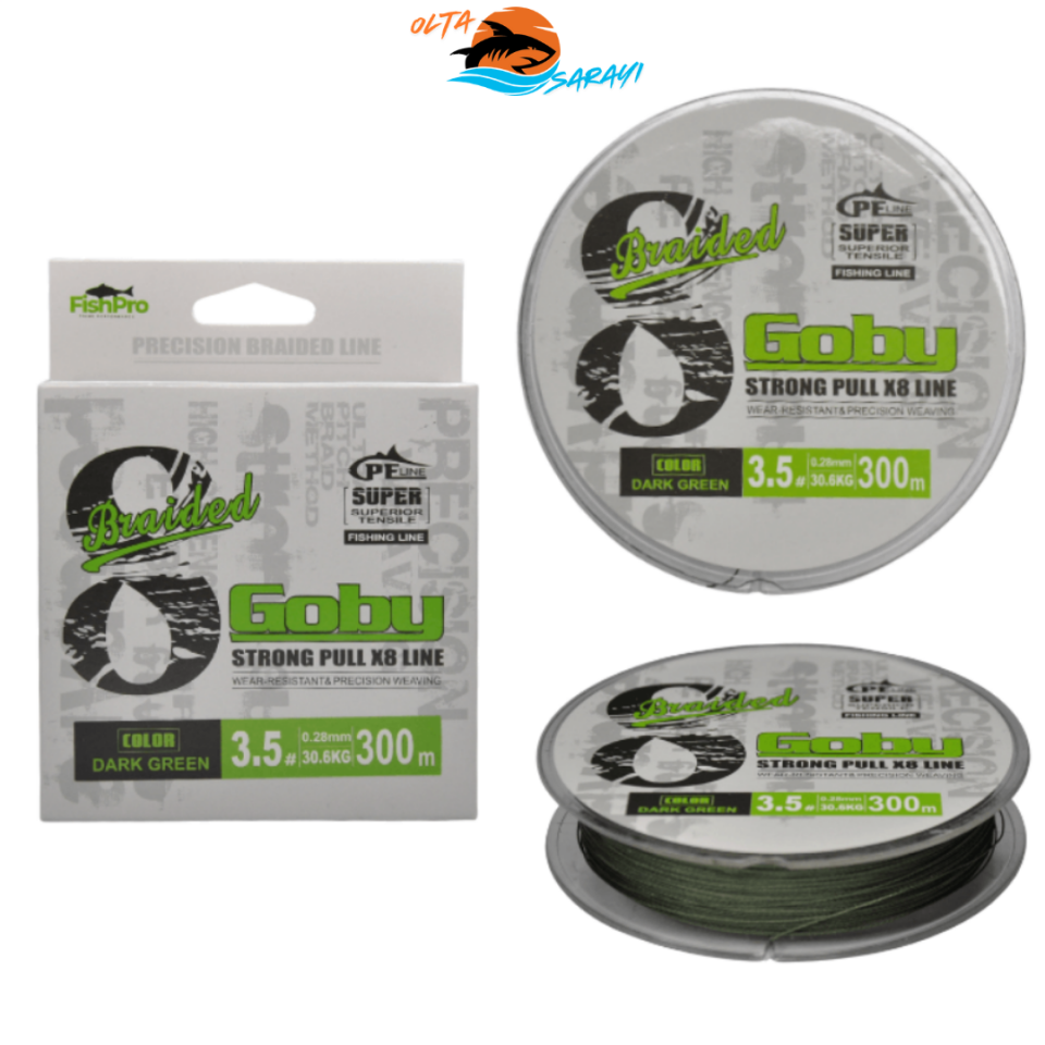 FishPro Goby 300m X8 Dark Green İp Misina