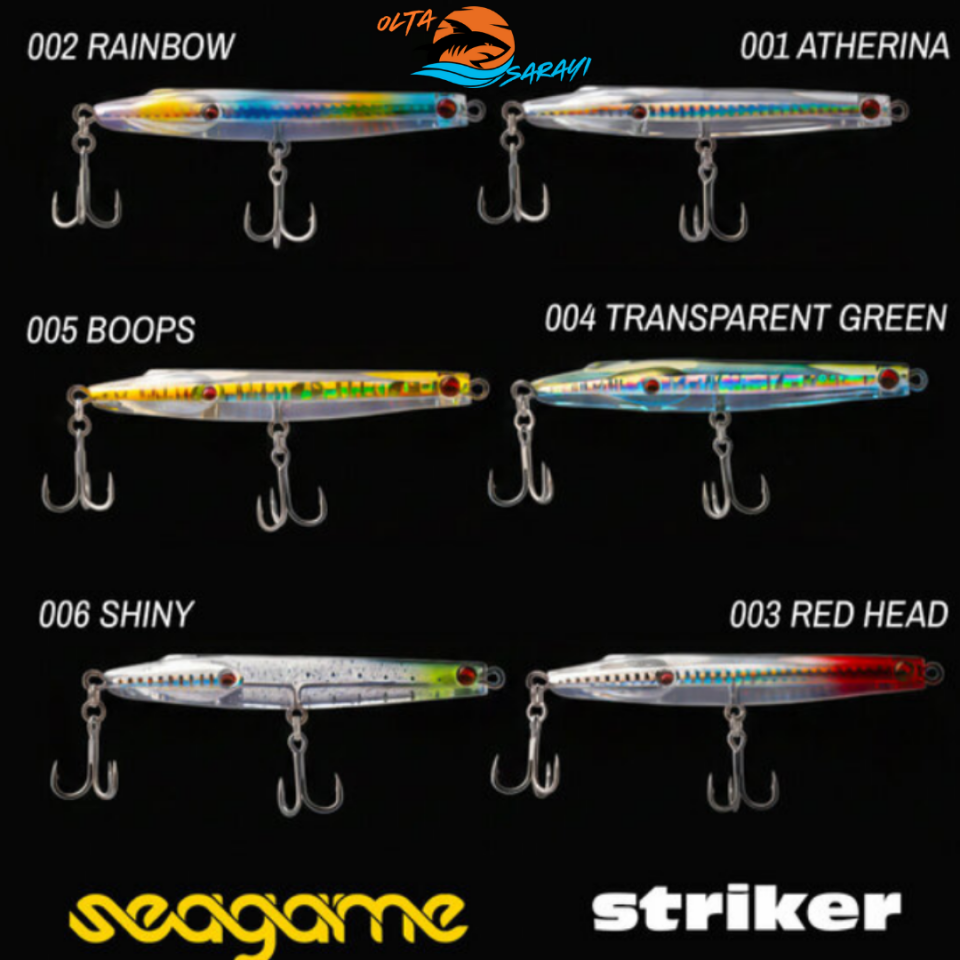 SeaGame Striker 120S 12 Cm 37 Gr Sinking Maket Yem | Uzun Atış Spin Sahte Balık