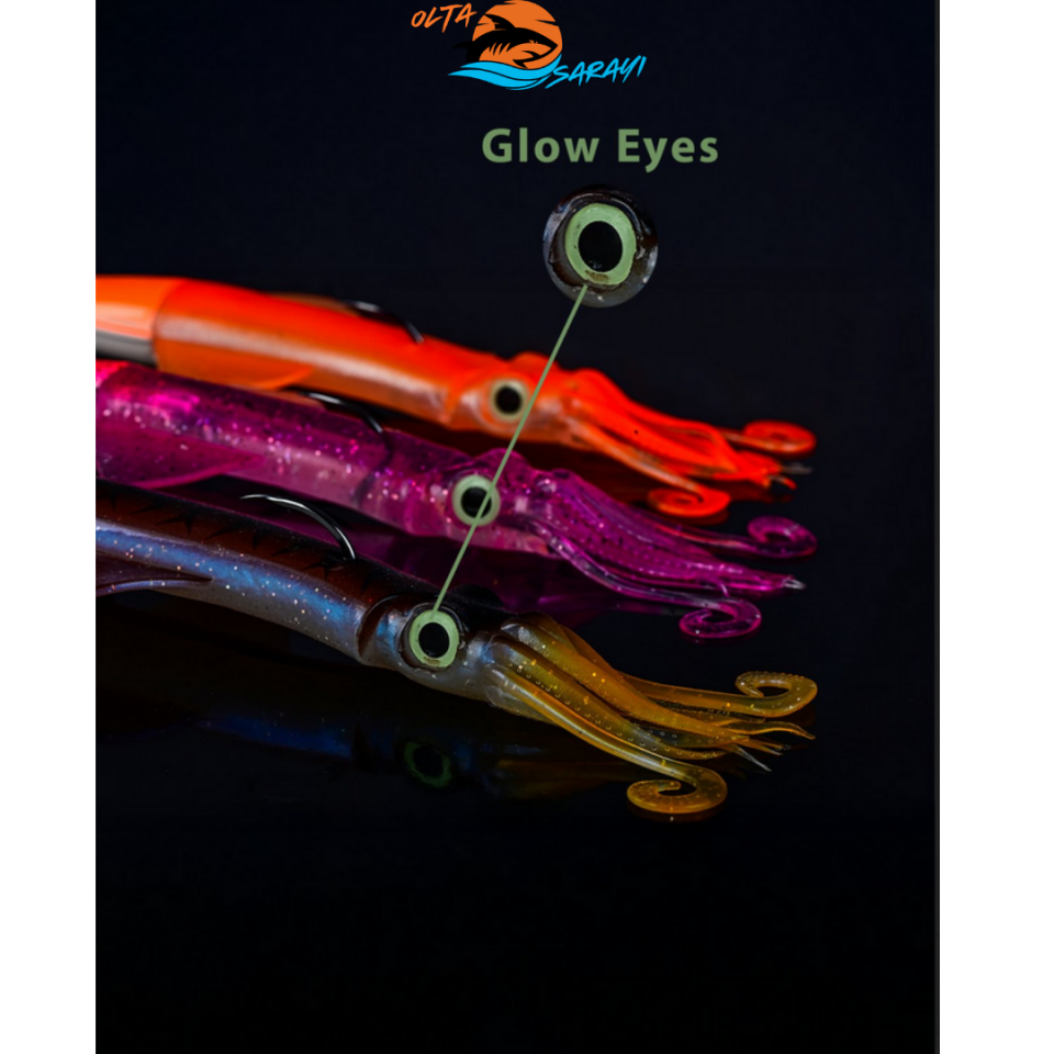 Fujin Calamax EVO 160gr Combo Squid Silikon Yem