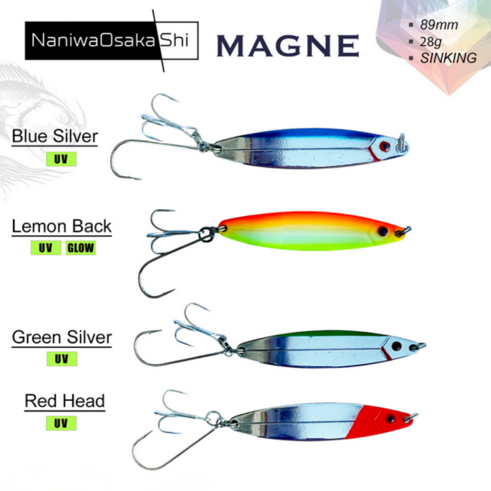 NANIWAOSAKASHI Magne Kaşık 8.9 cm 28 gr – Uzun Atış Lüfer Levrek Kaşık Yem