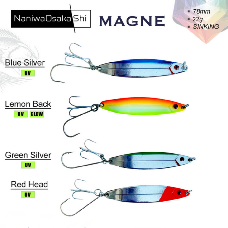 NANIWAOSAKASHI Magne Kaşık 7.8 cm 22 gr – Uzun Atış Levrek Lüfer Kaşık Yem