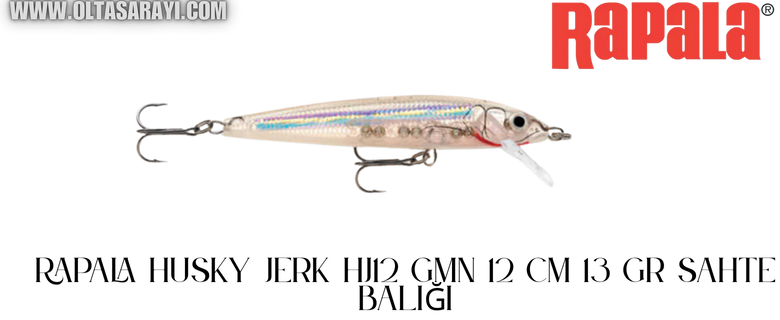 Rapala Husky Jerk HJ12 GMN 12 CM 13 GR Sahte Balığı