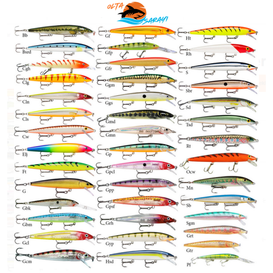 Rapala Husky Jerk HJ12 GMN 12 CM 13 GR Sahte Balığı