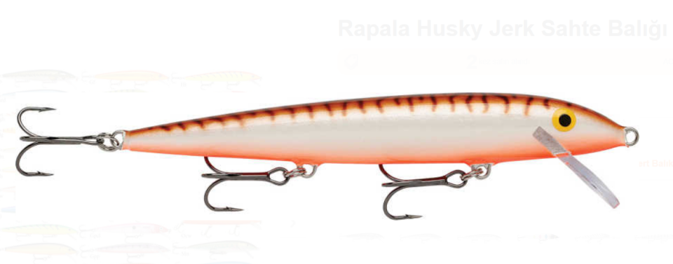 Rapala Husky Jerk HJ12 GMN 12 CM 13 GR Sahte Balığı