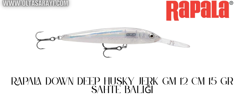 Rapala Down Deep Husky Jerk DHJ12 GMN Glass Minnnow  12 Cm 15 Gr Sahte Balığı