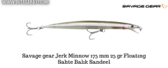 Savage Gear Jerk Minnow 175 mm 25 Gr Floatıng Sahte Balık