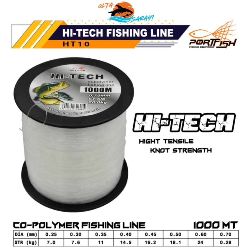 Portfish Hi-Tech 1000 mt Bobin Misina