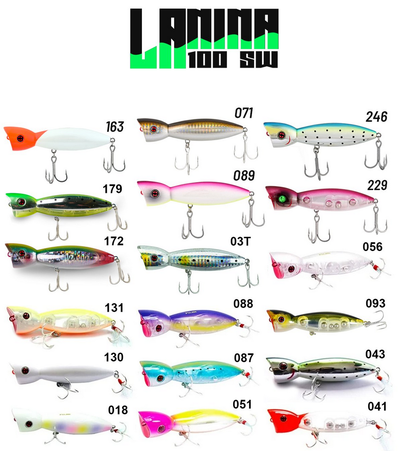 Fujin La-Nina Maket Balık Su Üstü Popper