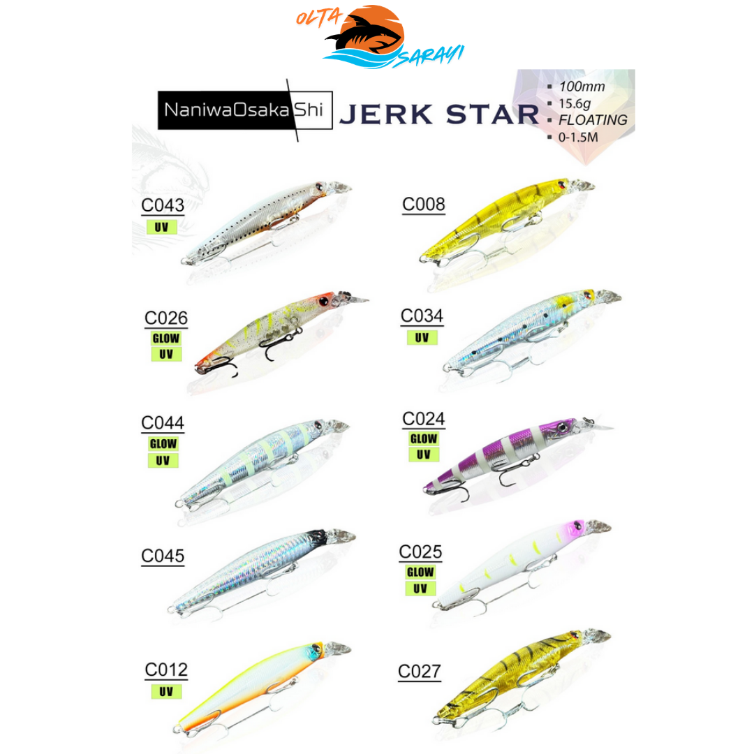 NaniwaOsakashi Jerkstar 100 Cm 15.6 Gr Maket Balık