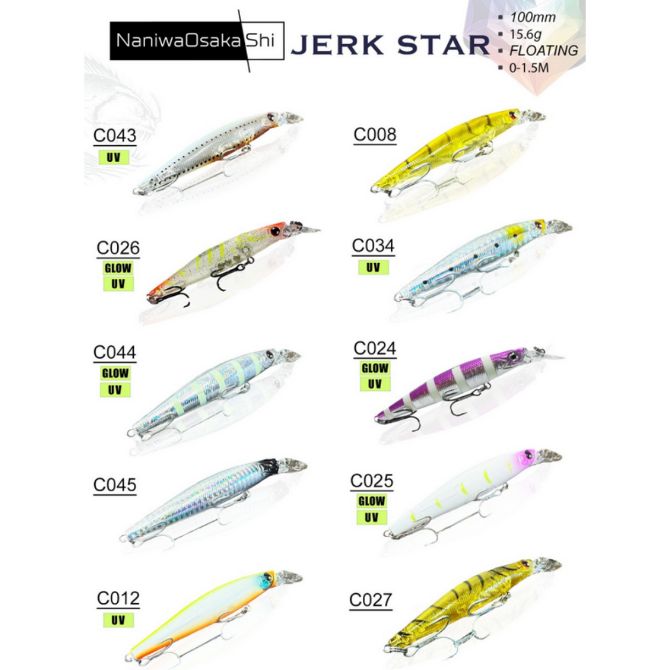 NaniwaOsakashi Jerkstar 100 Cm 15.6 Gr Maket Balık