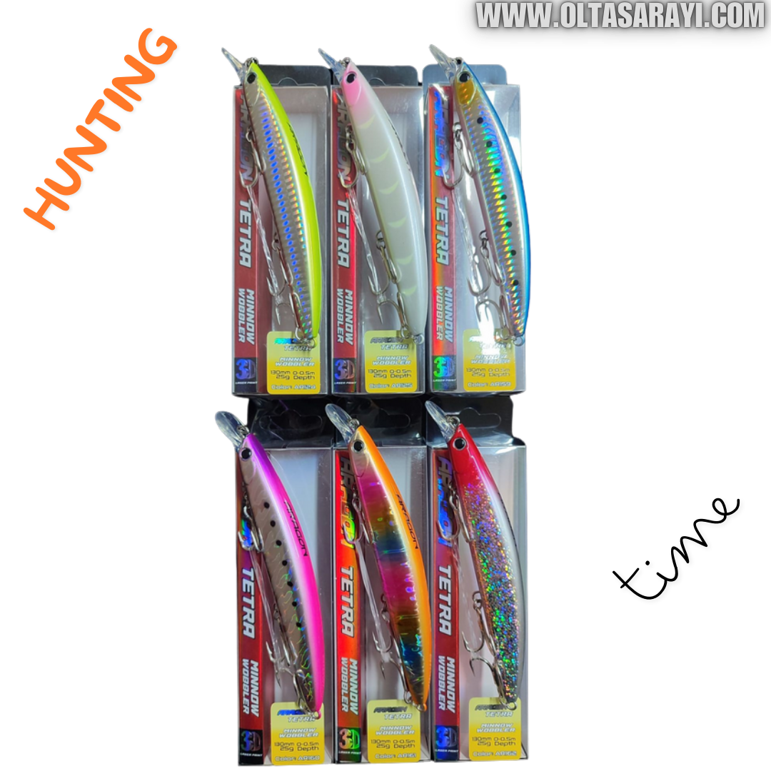 Eurofısh Aragon Tetra  3D Minnow Wobbler 130 Mm 25 Gr Rapala Maket Yem Flaotıng