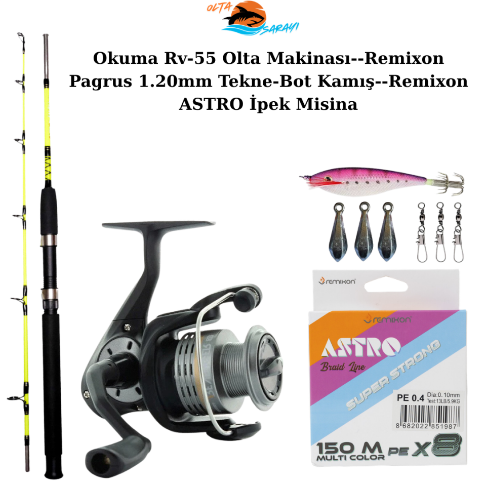 Bot-Tekne Set Olta Takımı