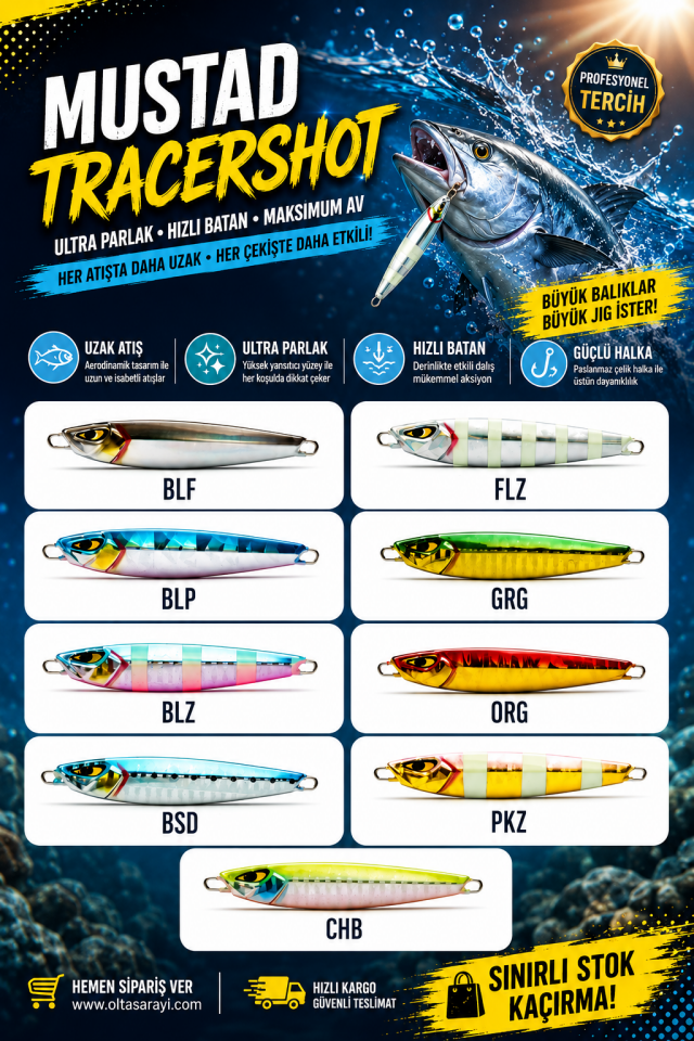 Mustad Tracershot Jig Sahte Yem 40 Gr Jig Yem