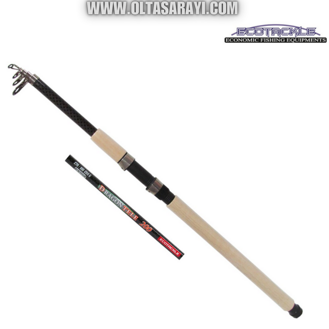 Ecotackle Dragon Tele 100-200G Mix Karbon Teleskopik Olta Kamışı