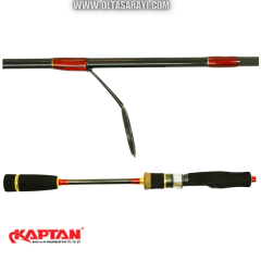 Captain 1425 Shrimp Hunter 2.14 Cm 3-15 Gr  2 Parça Spin Olta  Kamışı
