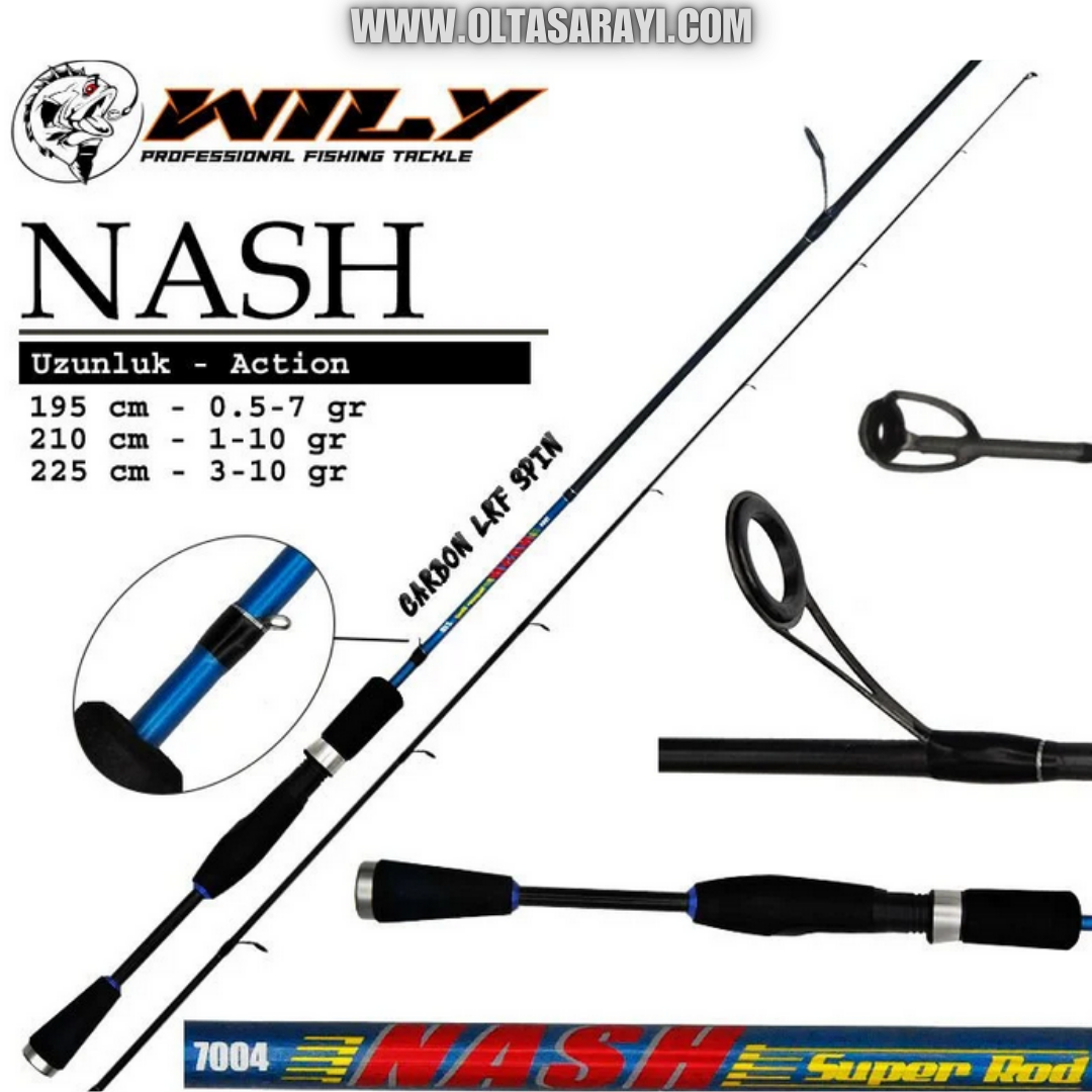 Wily Nash 210 cm 1-10 gr Lrf Olta Kamışı