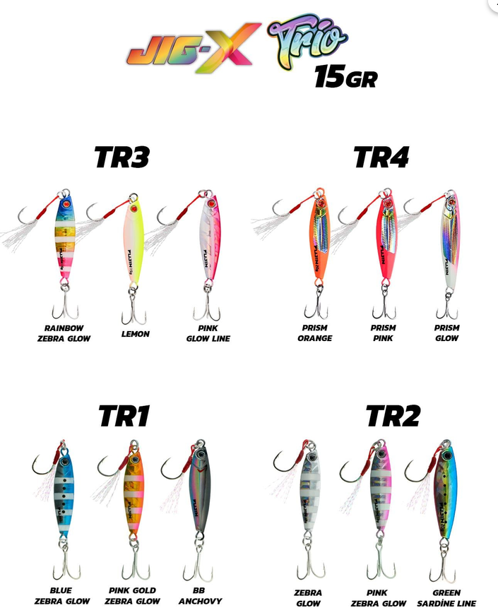 Fujin Jig-X Trio 3lü Micro Jig 15 Gr Jig Yem