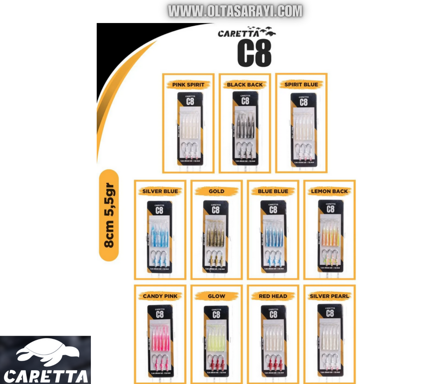 Caretta C8 8 Cm 5.5 G Silikon Suni Yem