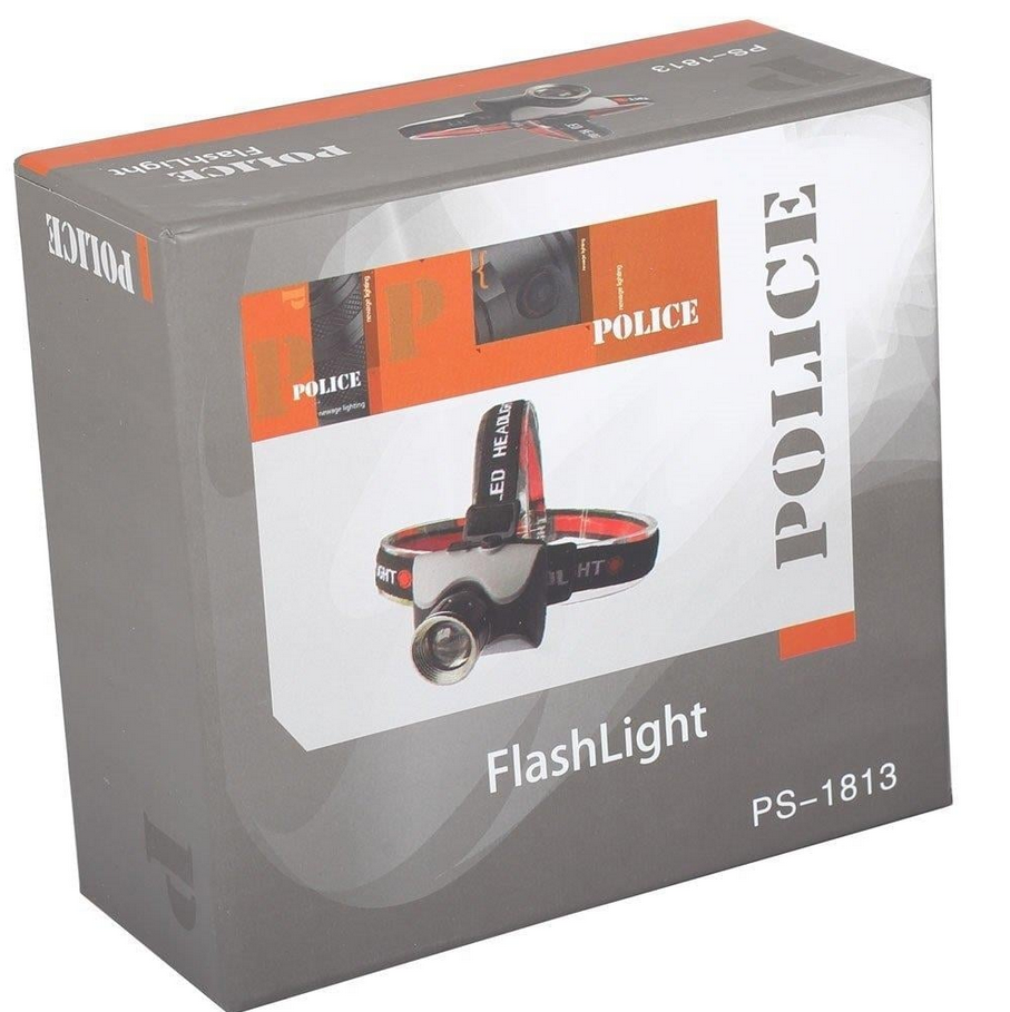 Police PS-1813 Cree Power Led Şarj Edilebilir Kafa Feneri
