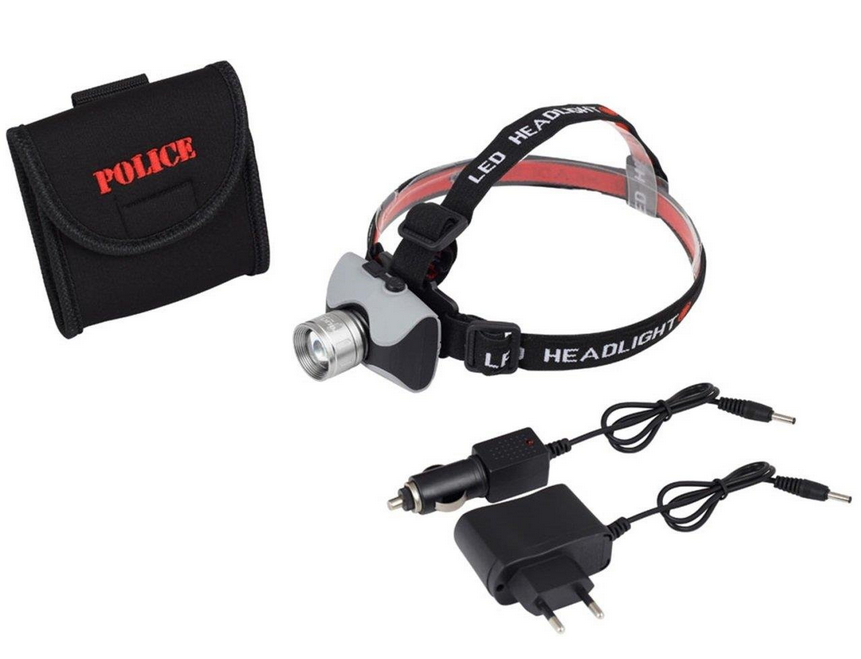 Police PS-1813 Cree Power Led Şarj Edilebilir Kafa Feneri