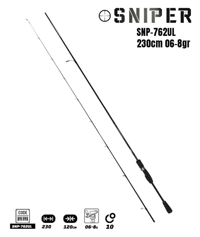 Fujin Sniper 230 Cm 0,6-8 Gr Ultra Light LRF Kamışı