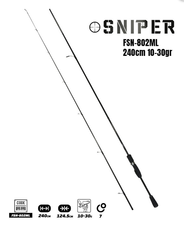 Fujin Sniper 240 Cm 10-30 Gr Spin Olta Kamışı