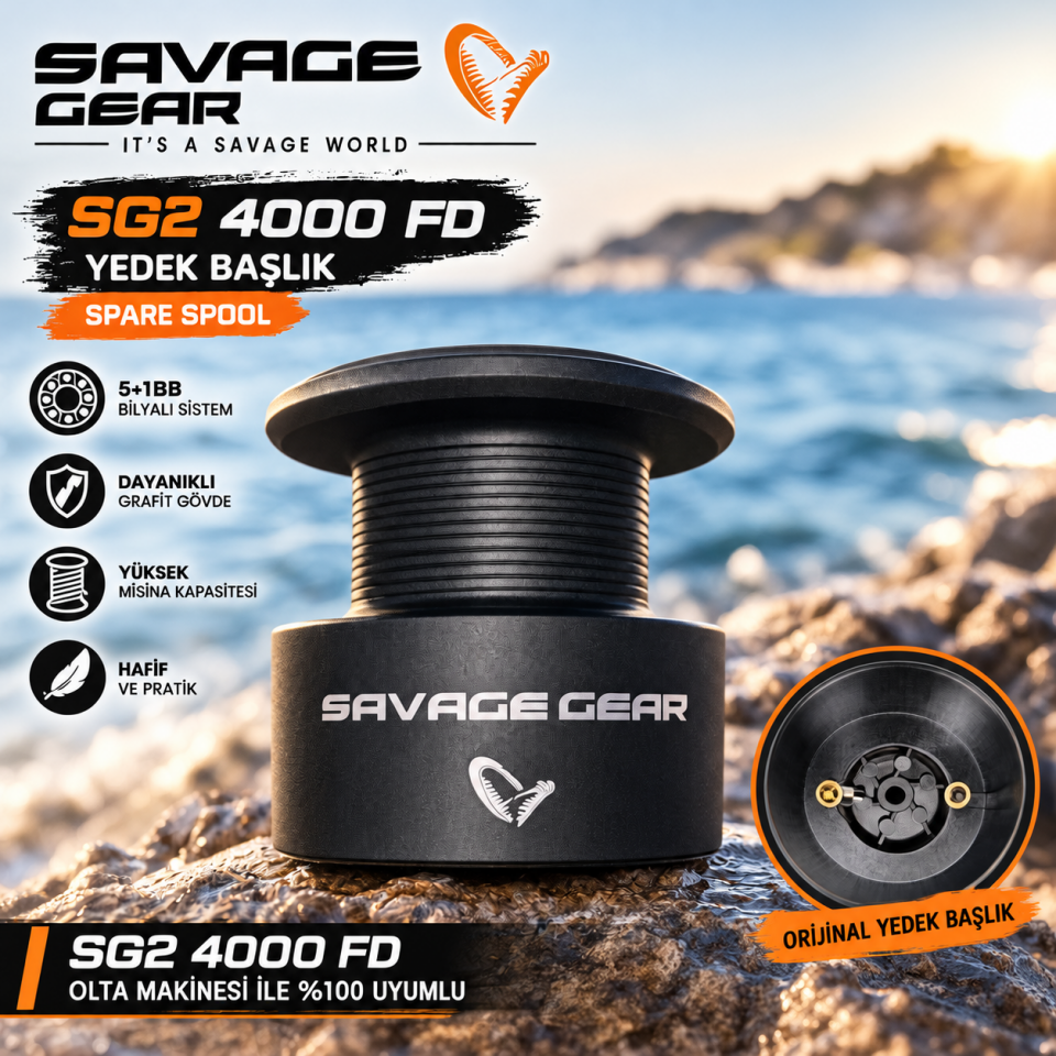 Savage Gear SG2 4000 FD Yedek Başlık