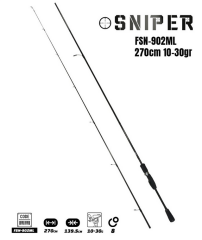 Fujin Sniper 270 cm 10-30 gr Spin Olta Kamışı