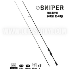 Fujin Sniper 240 Cm 10-40 Gr Spin Olta Kamışı