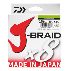 Daiwa J-Braid 8B Chartreuse 150 M İp Misina 0.06 MM