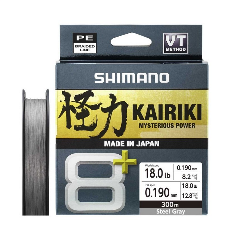 Shimano Kairiki + 8x 300 Mt Grey İp Misina