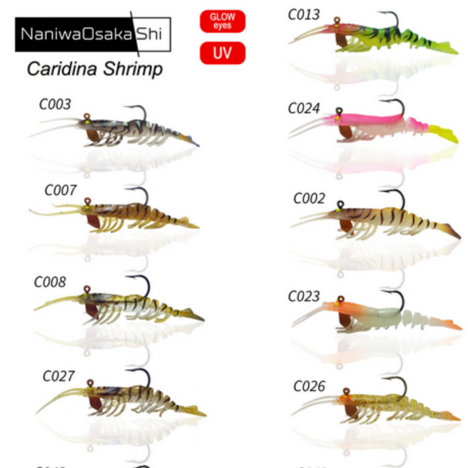NaniwaOsakashi Osaka Caridina Shrimp 5cm 3.5gr Silikon Karides | LRF ve Spin Yem