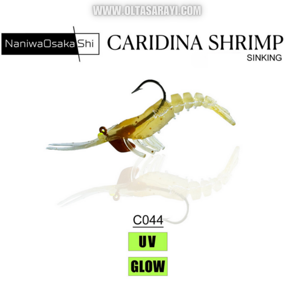 NaniwaOsakaShi Caridina Shrimp 7.62 Cm 6.5 Gr Silikon Karides Sinking C027