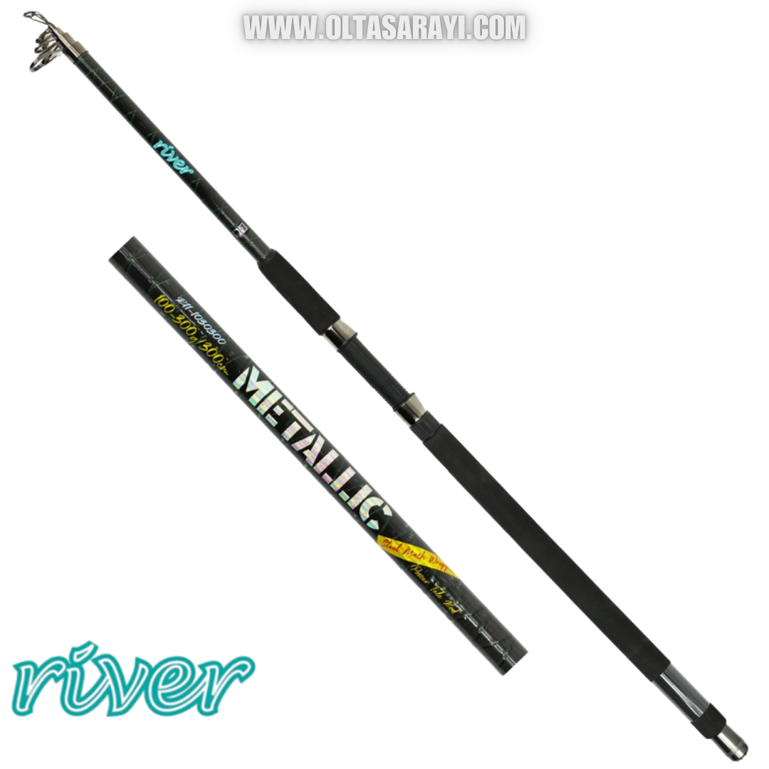 River Metallic Tele Mix Carbon 300 Cm 100 - 300 Gr Teleskopik Kamış