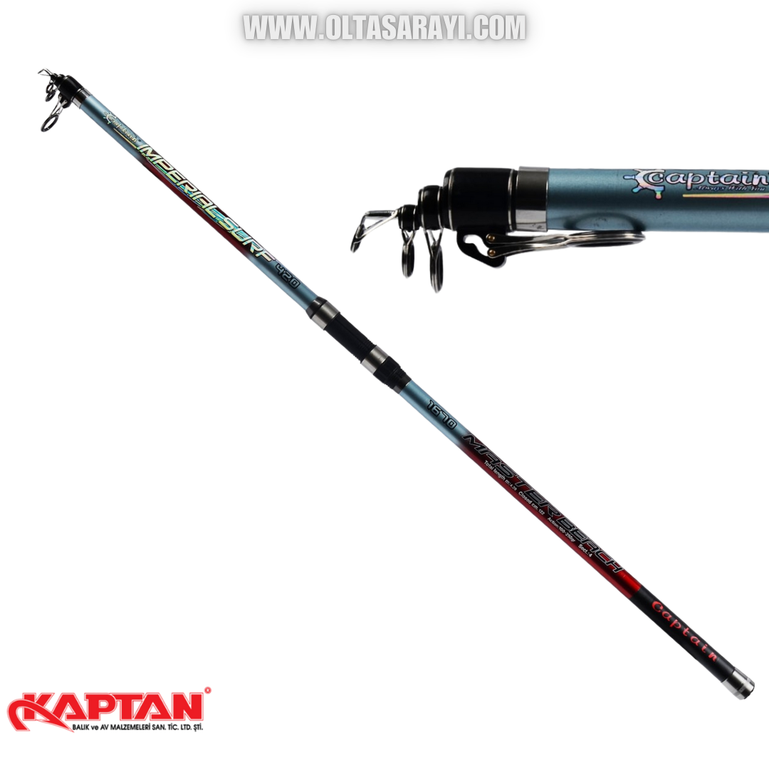 Captain 1670 İmperial 390 Cm 100-250 Gr Tele Surf Olta Kamışı