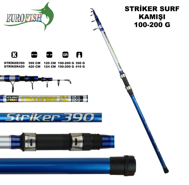 Eurofish Striker  3420 100-200 Gr Surf Olta Kamışı