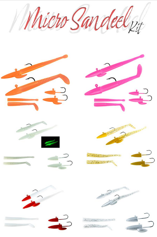 Fujin Micro Sandeel Kit 65mm LRF Silikonu Maket Balık