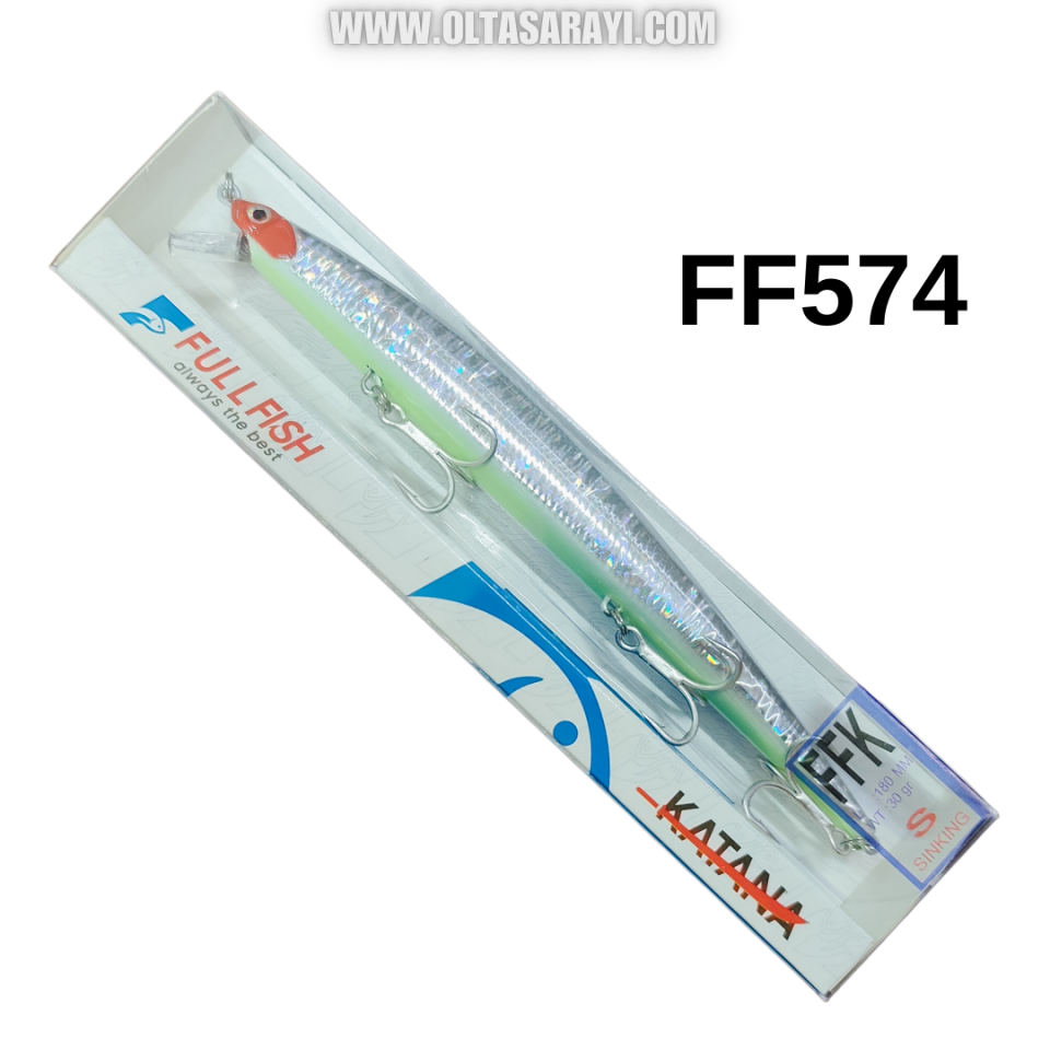 Full Fish Katana 180 S  180 Mm 30 Gr Rapala-Maket Balılk-Sahte Yem