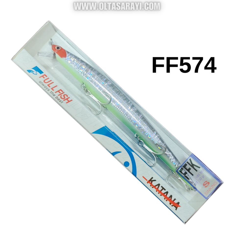 Full Fish Katana 180 S  180 Mm 30 Gr Rapala-Maket Balılk-Sahte Yem