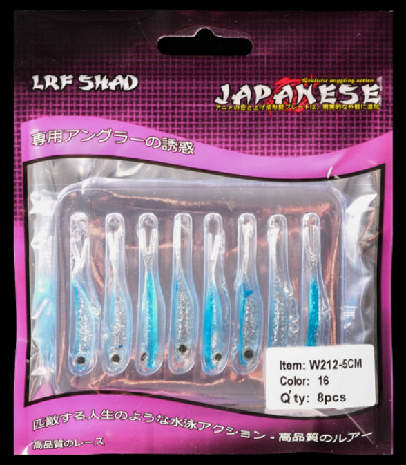 Sasi Japanese LRF Shad 5cm 0.5gr | Ultra Gerçekçi LRF Silikon Yem Colar:16