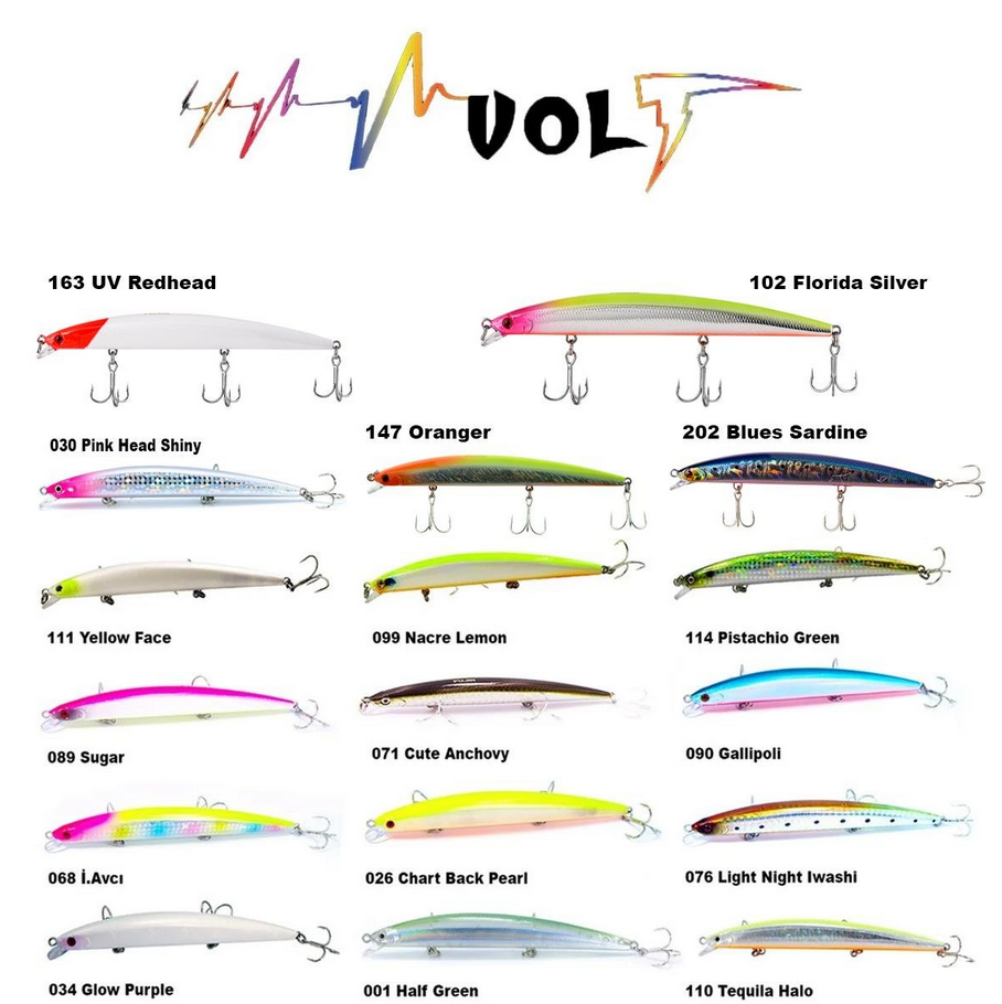 Fujin Volt VL125S 14gr 12.5cm Slow Sinking Maket Balık