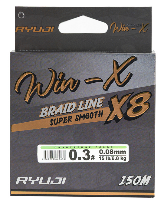 RYUJI WINX X8 150M CHARTREUSE İP MİSİNA