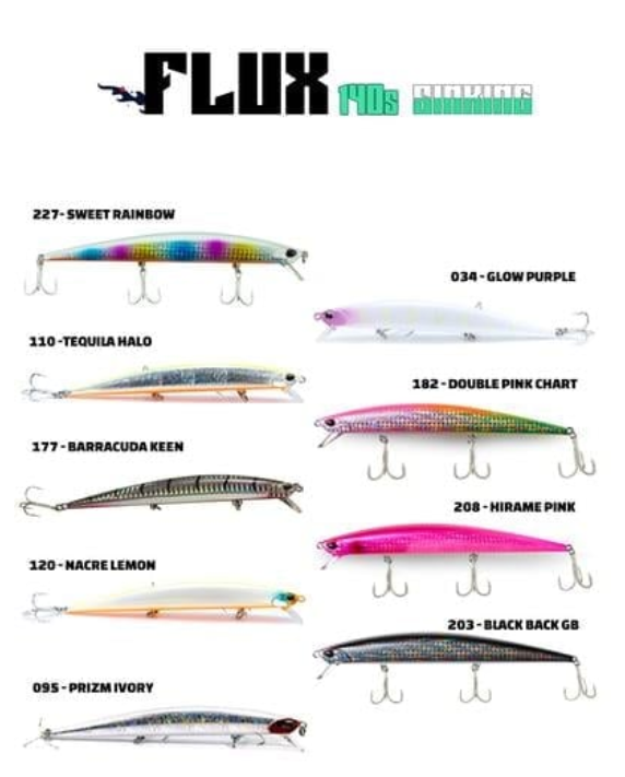 Fujin Flux 140S 140 Mm 21 Gr Sinking Maket Balık