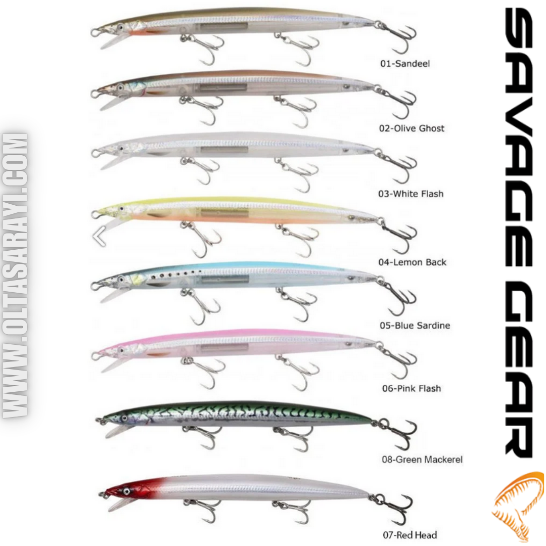 Savage Gear Sandeel Jerk Minnow 3D  145 14 Gr  Maket  Balık