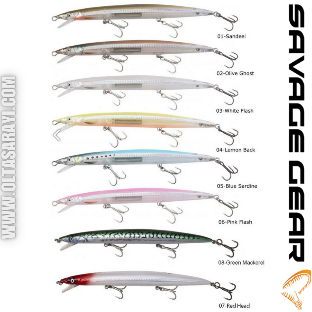 Savage Gear Sandeel Jerk Minnow 3D  145 14 Gr  Maket  Balık