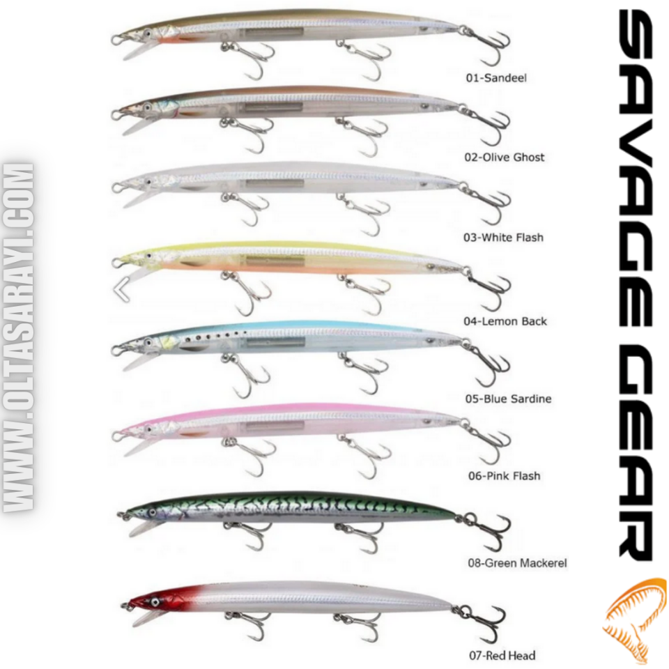 Savage Gear Sandeel Jerk Minnow 3D  145 14 Gr  Maket  Balık