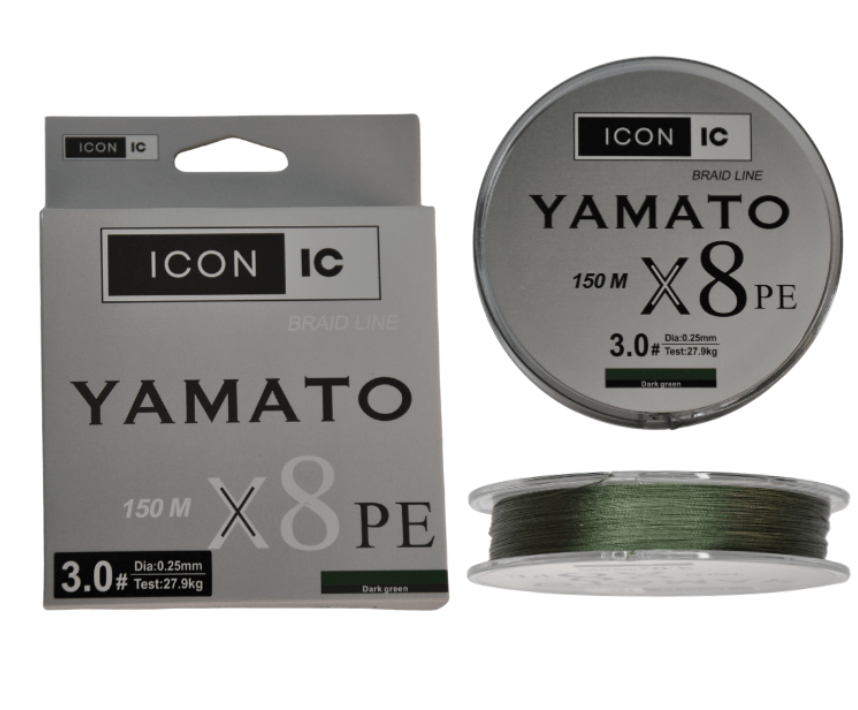 ICON-IC Yamato 150m X8 Dark Green İp Misina
