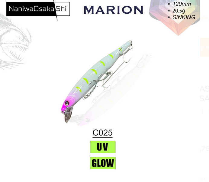 NaniwaOsakaShi Marion 12 Cm 20.5 Gr Maket Balık C025