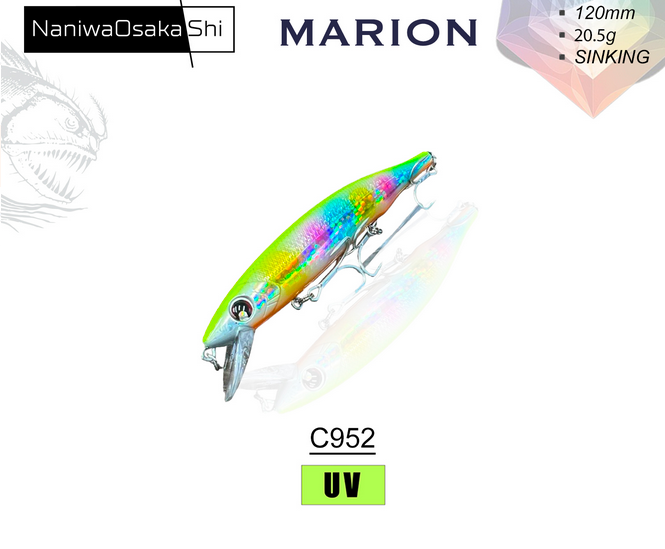 NaniwaOsakaShi Marion 12 Cm 20.5 Gr Maket Balık C952
