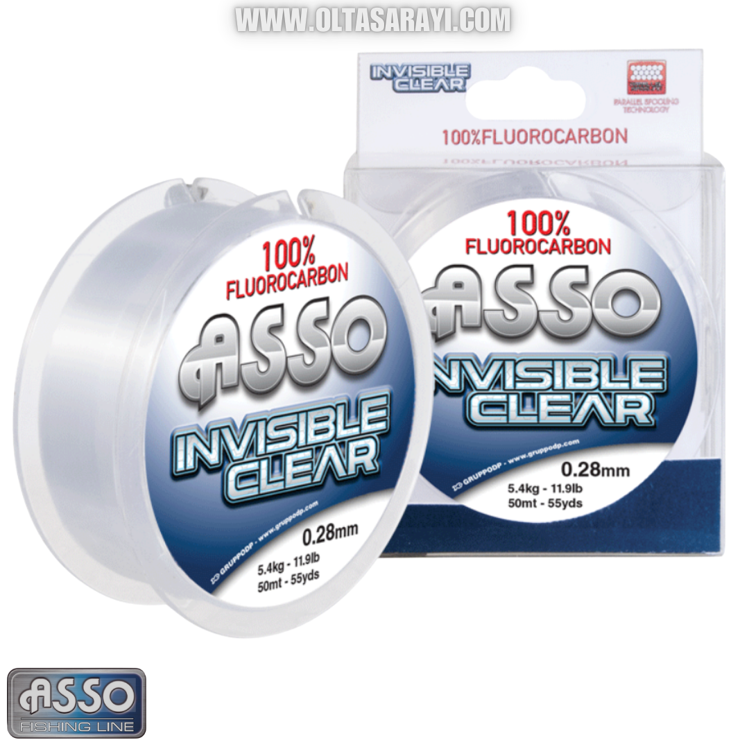 Asso Invısıble Clear %100 Fluorocarbon Misine